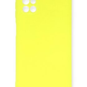 Samsung Galaxy M51 Kılıf Nano içi Kadife Silikon - Sarı-(5796)