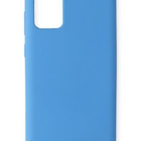 Samsung Galaxy Note 20 Kılıf Nano içi Kadife Silikon - Mavi-(5796)