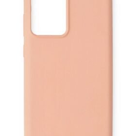 Samsung Galaxy Note 20 Ultra Kılıf Nano içi Kadife Silikon - Pudra-(5796)