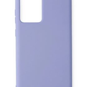 Samsung Galaxy Note 20 Ultra Kılıf Nano içi Kadife Silikon - Lila-(5796)