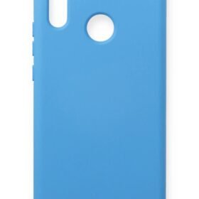 Huawei P20 Lite Kılıf Nano içi Kadife Silikon - Mavi-(5796)