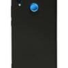 Huawei P20 Lite Kılıf Nano içi Kadife Silikon - Siyah-(5796)
