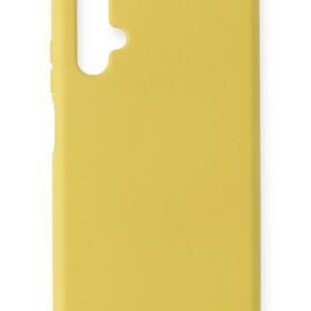 Huawei Honor 20 Kılıf Nano içi Kadife Silikon - Sarı-(5796)
