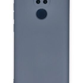 Xiaomi Redmi Note 9 Kılıf Nano içi Kadife Silikon - Gri-(5796)