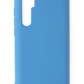 Xiaomi Mi Note 10 Lite Kılıf Nano içi Kadife Silikon - Mavi-(5796)