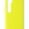 Xiaomi Mi Note 10 Lite Kılıf Nano içi Kadife Silikon - Sarı-(5796)
