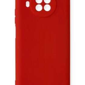 Xiaomi Mi 10T Lite Kılıf Nano içi Kadife Silikon - Kırmızı-(5796)