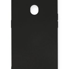 Oppo A12 Kılıf Nano içi Kadife Silikon - Siyah-(5796)