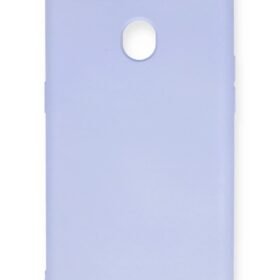 Oppo A12 Kılıf Nano içi Kadife Silikon - Lila-(5796)