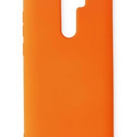 Xiaomi Redmi Note 8 Pro Kılıf Nano içi Kadife Silikon - Turuncu-(5796)