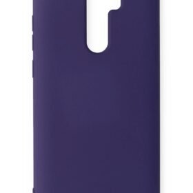 Xiaomi Redmi Note 8 Pro Kılıf Nano içi Kadife Silikon - Mor-(5796)