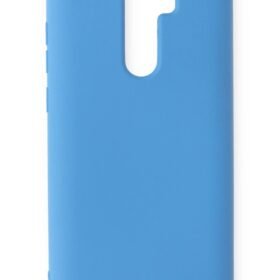 Xiaomi Redmi Note 8 Pro Kılıf Nano içi Kadife Silikon - Mavi-(5796)