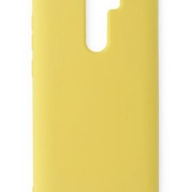 Xiaomi Redmi Note 8 Pro Kılıf Nano içi Kadife Silikon - Sarı-(5796)