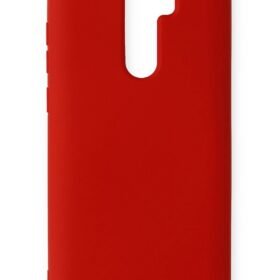 Xiaomi Redmi Note 8 Pro Kılıf Nano içi Kadife Silikon - Kırmızı-(5796)