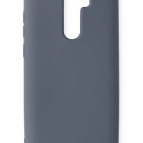 Xiaomi Redmi Note 8 Pro Kılıf Nano içi Kadife Silikon - Gri-(5796)