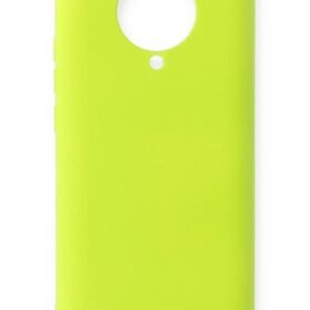 Xiaomi Redmi K30 Pro Kılıf Nano içi Kadife Silikon - Sarı-(5796)