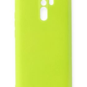 Xiaomi Redmi 9 Kılıf Nano içi Kadife Silikon - Sarı-(5796)