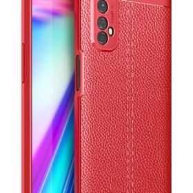 Realme 7 Kılıf Auto Focus Kapak - Kırmızı-(5796)