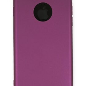 iPhone 7 Kılıf First Silikon - Mürdüm-(5796)