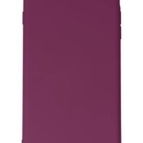 iPhone 7 Plus Kılıf First Silikon - Mürdüm-(5796)