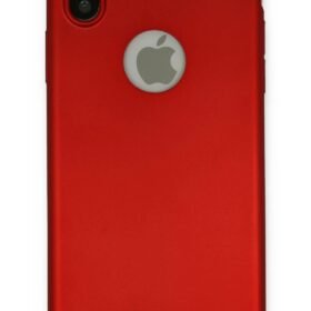 iPhone X Kılıf First Silikon - Bordo-(5796)