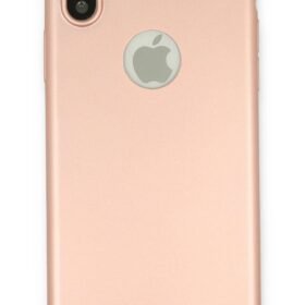 iPhone X Kılıf First Silikon - Rose Gold-(5796)