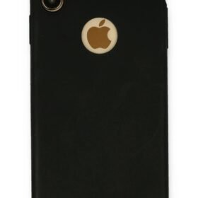 iPhone XS Max Kılıf First Silikon - Siyah-(5796)