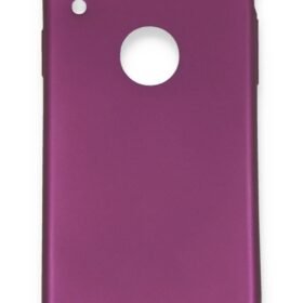 iPhone XR Kılıf First Silikon - Mürdüm-(5796)