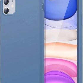 iPhone 11 Kılıf First Silikon - Mavi-(5796)