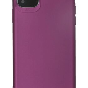 iPhone 11 Pro Kılıf First Silikon - Mürdüm-(5796)