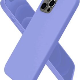 iPhone 12 Pro Kılıf First Silikon - Mor-(5796)