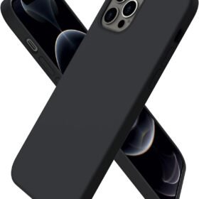 iPhone 12 Pro Max Kılıf First Silikon - Siyah-(5796)