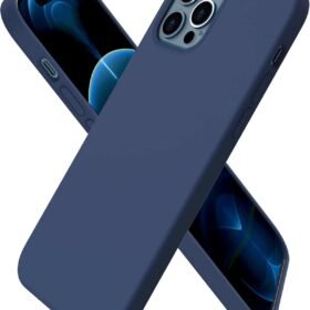 iPhone 12 Pro Max Kılıf First Silikon - Lacivert-(5796)