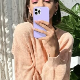 iPhone 12 Pro Max Kılıf First Silikon - Koyu Kırmızı-(5796)