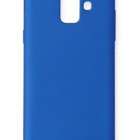 Samsung Galaxy A6 2018 Kılıf First Silikon - Mavi-(5796)