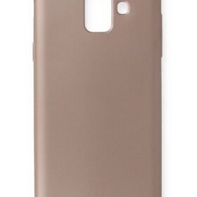 Samsung Galaxy A6 2018 Kılıf First Silikon - Rose Gold-(5796)