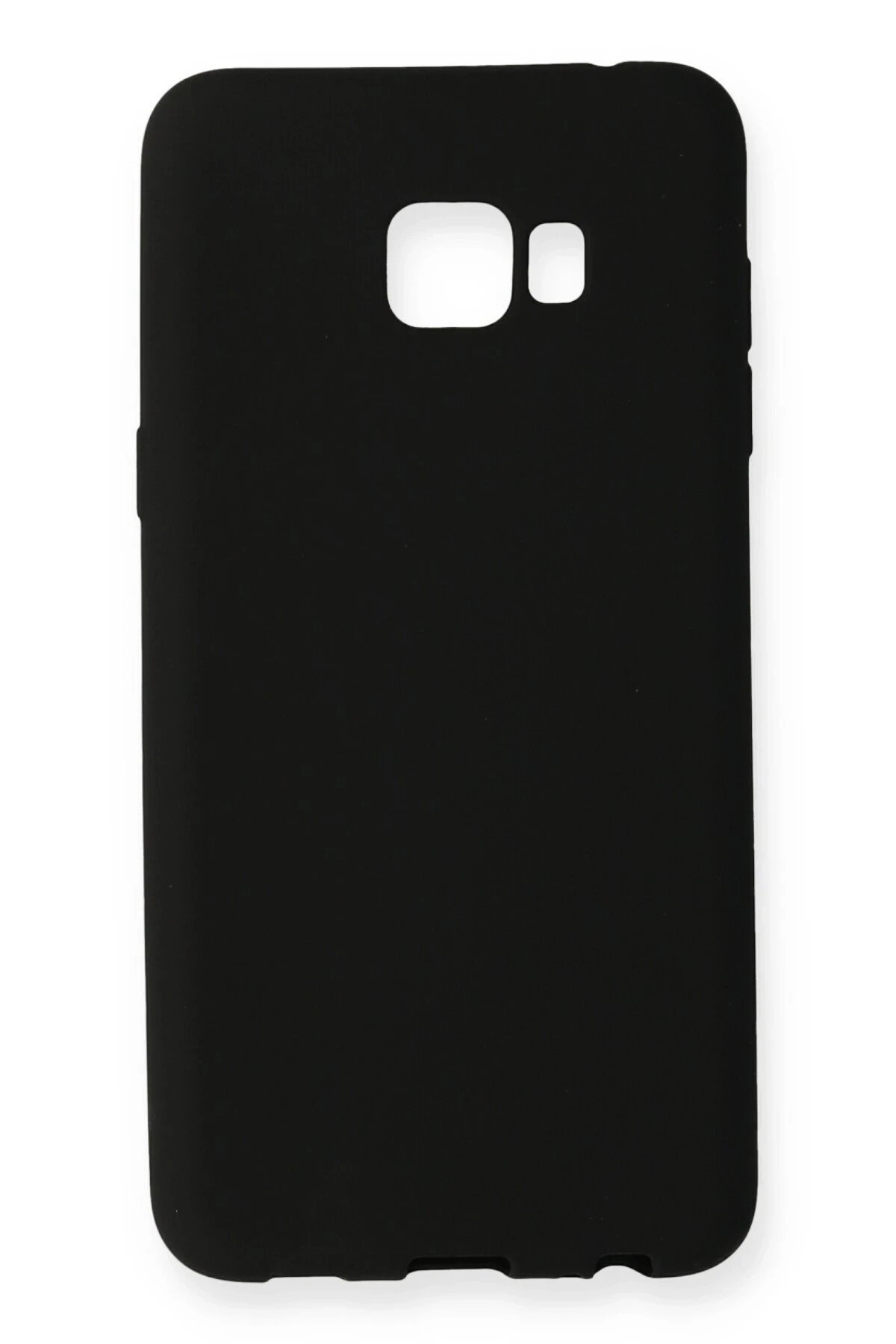Samsung Galaxy C7 Pro Kılıf First Silikon - Siyah-(5796)