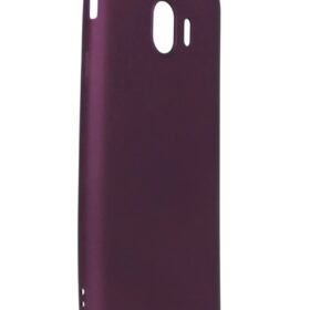 Samsung Galaxy J4 Kılıf First Silikon - Mürdüm-(5796)