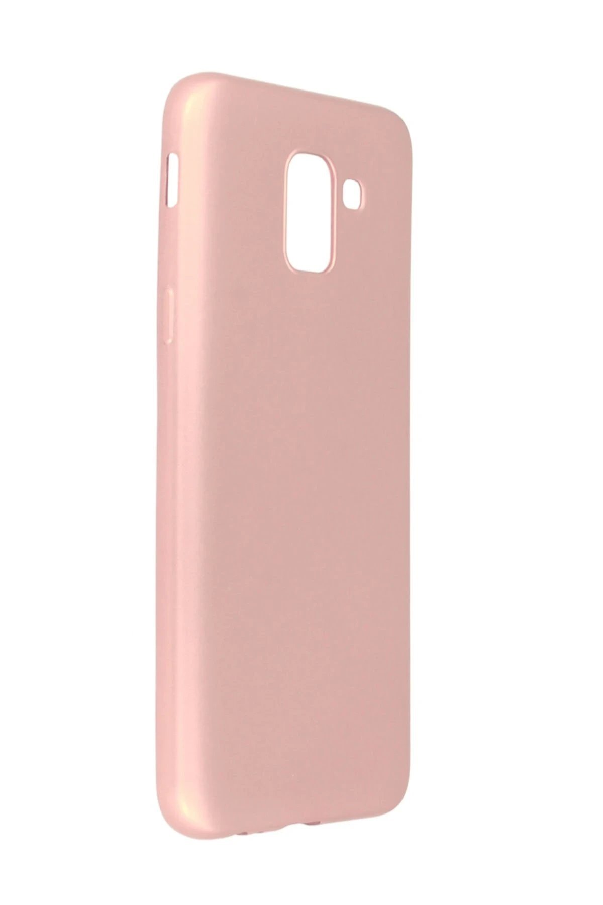 Samsung Galaxy J6 Kılıf First Silikon - Rose Gold-(5796)