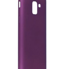 Samsung Galaxy J6 Kılıf First Silikon - Mürdüm-(5796)