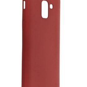 Samsung Galaxy J6 Kılıf First Silikon - Bordo-(5796)