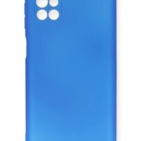 Samsung Galaxy M51 Kılıf First Silikon - Mavi-(5796)
