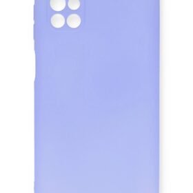 Samsung Galaxy M51 Kılıf First Silikon - Lila-(5796)