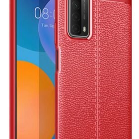 Huawei P Smart 2021 Kılıf Auto Focus Kapak - Kırmızı-(5796)