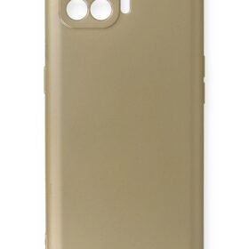 Oppo Reno 4 Lite Kılıf First Silikon - Gold-(5796)