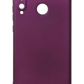 Huawei P40 Lite E Kılıf First Silikon - Mürdüm-(5796)