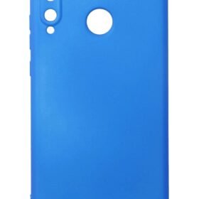 Huawei P40 Lite E Kılıf First Silikon - Mavi-(5796)