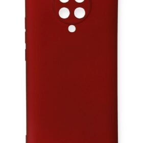Xiaomi K30 Pro Kılıf First Silikon - Bordo-(5796)