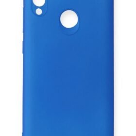 Huawei Honor 8C Kılıf First Silikon - Mavi-(5796)