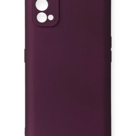 Realme 7 Pro Kılıf First Silikon - Mürdüm-(5796)